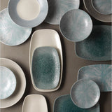 Churchill Raku Oblong Chef Plates Jade Green 202 x 261mm (12 Pack)