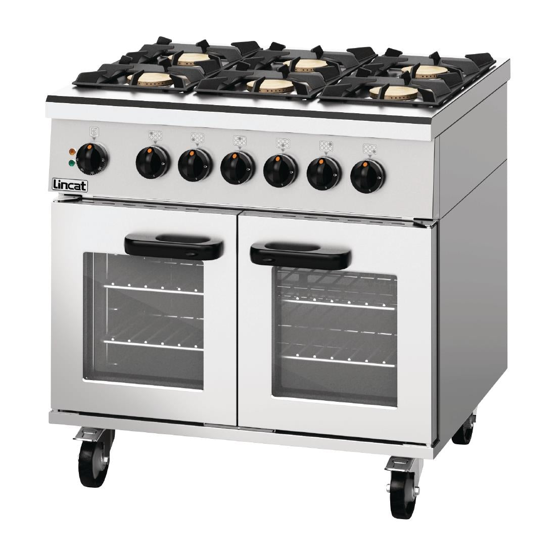 Lincat Phoenix Natural Gas Dual Fuel Oven Range 6 Burners PHDR01/N