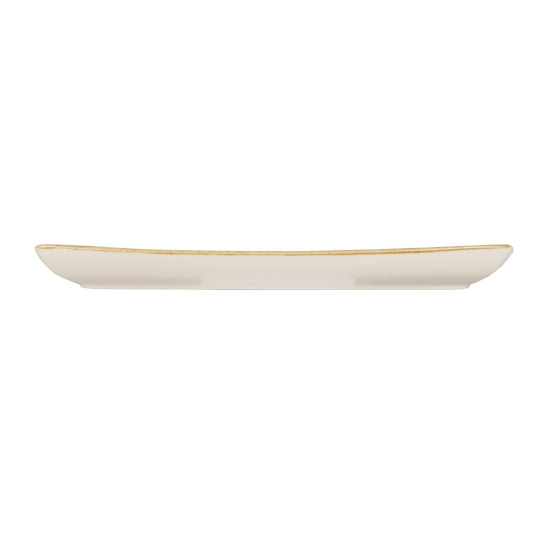 Churchill Stonecast Rectangular Plates Spiced Orange 295 x 150mm (12 Pack)