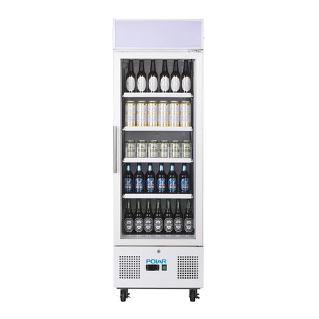 Polar G-Series Upright Display Fridge 218Ltr