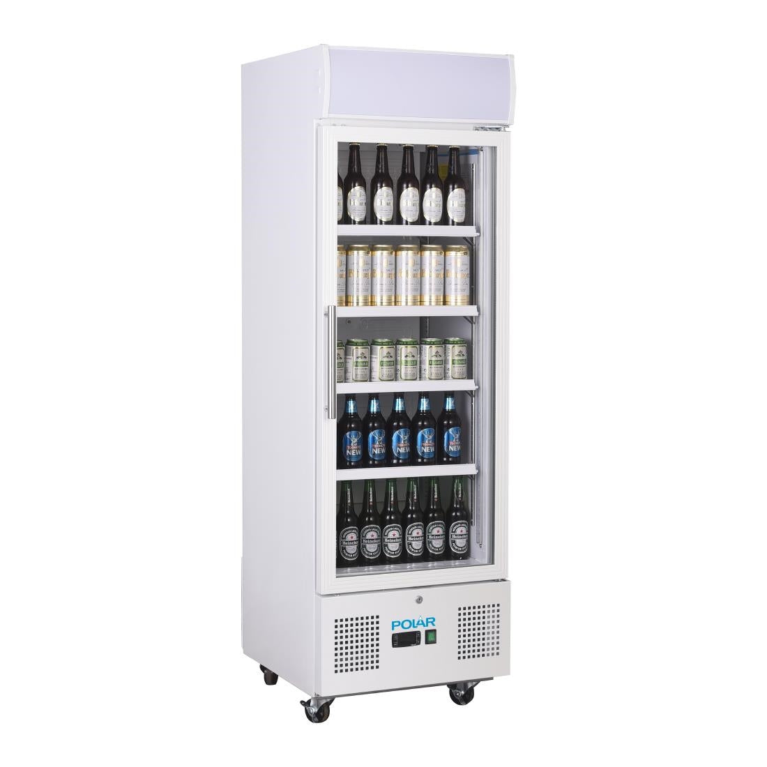 Polar G-Series Upright Display Fridge 218Ltr