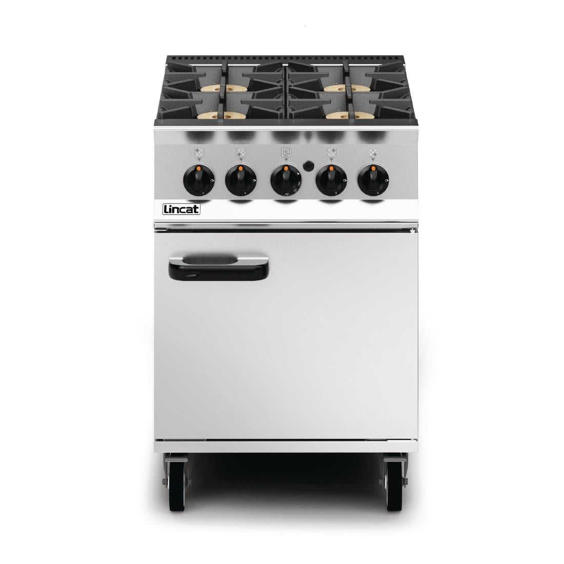 Lincat Opus 800 Natural Gas 4 Burner Range with Right Hand Door OG8001/N/RHD
