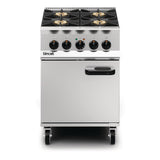 Lincat Opus 800 Natural Gas 4 Burner Dual Fuel Oven Range OD8006/N