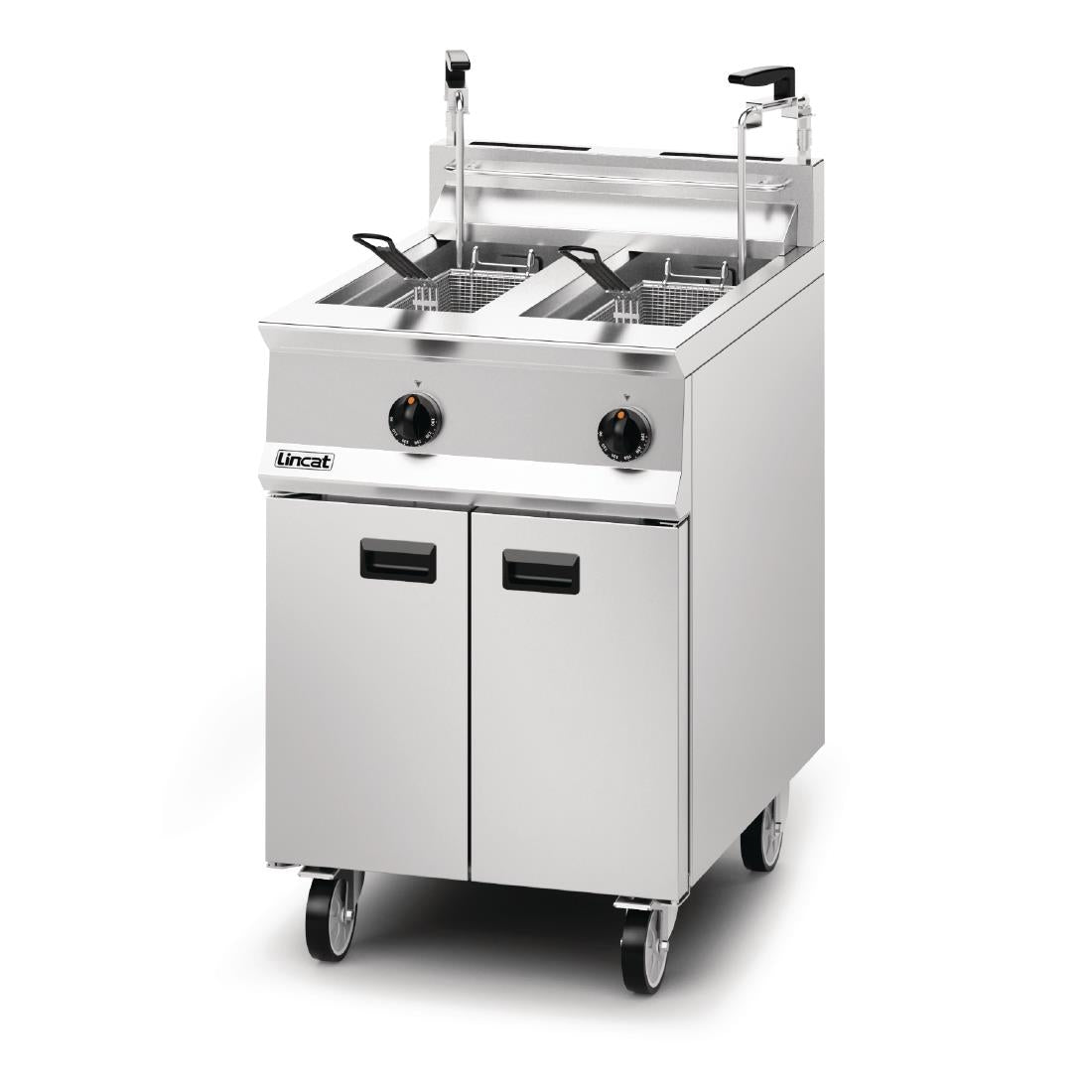 Lincat Opus 800 Free Standing Natural Gas Dual Filtration Fryer OG8111/OP2