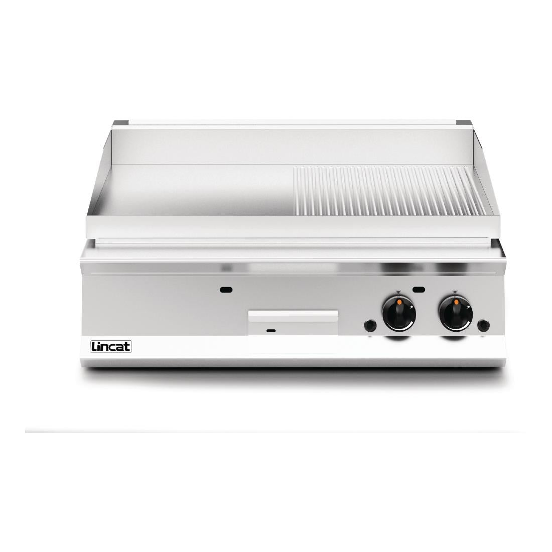 Lincat Opus 800 Half Ribbed Propane Gas Griddle OG8202/R/P
