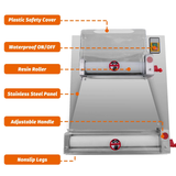 Commercial 16" Pizza Dough Roller Twin rollers