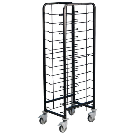 EAIS Powder Coated Enamel 12-Shelf Clearing Trolley