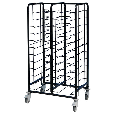 EAIS Powder Coated Enamel 24-Shelf Clearing Trolley