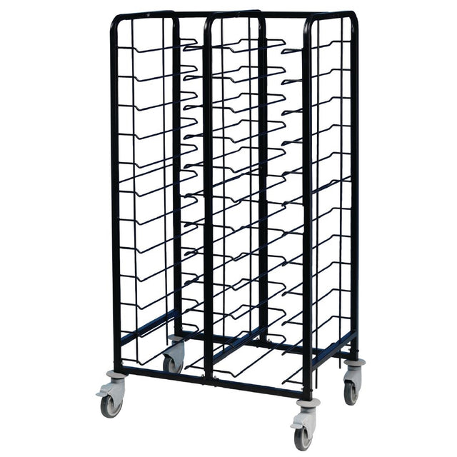 EAIS Powder Coated Enamel 24-Shelf Clearing Trolley