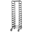 EAIS Stainless Steel 12-Shelf Clearing Trolley