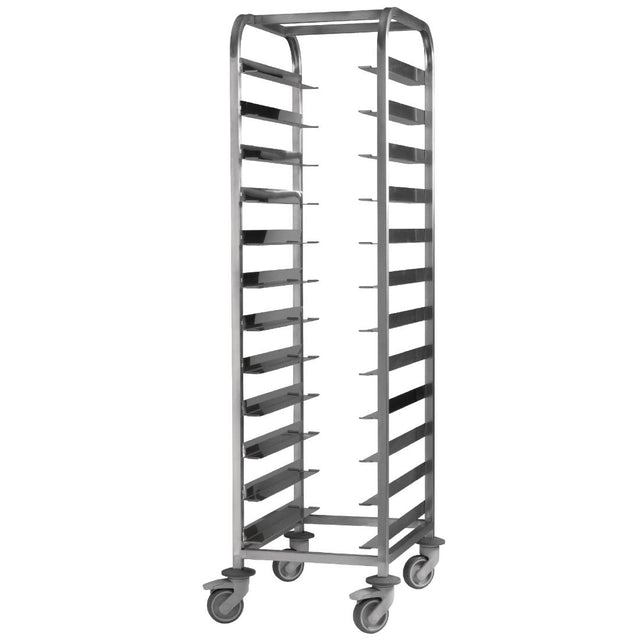 EAIS Stainless Steel 12-Shelf Clearing Trolley