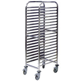 EAIS Stainless Steel 20-Shelf Clearing Trolley
