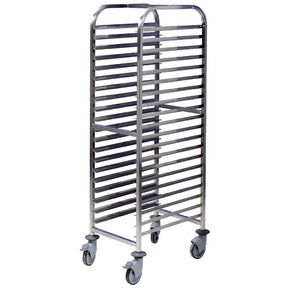 EAIS Stainless Steel 20-Shelf Clearing Trolley