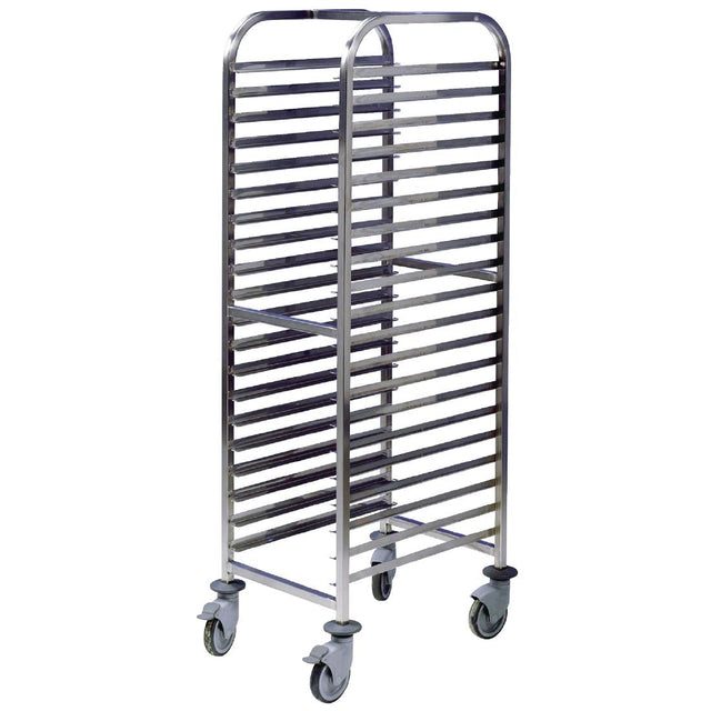 EAIS Stainless Steel 20-Shelf Clearing Trolley