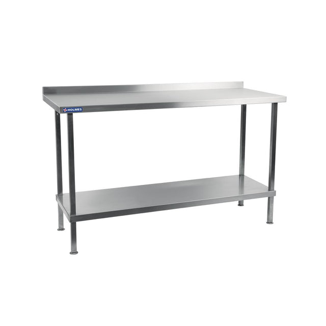 Vogue Stainless Steel Wall Table with Upstand 1200x650mm