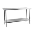 Vogue Stainless Steel Centre Table 900x600mm