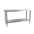 Vogue Stainless Steel Centre Table 2100x600mm