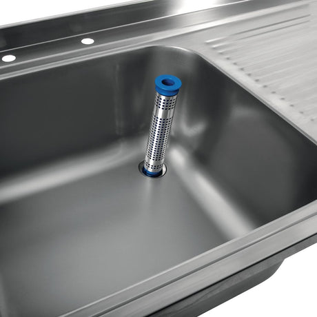 Vogue Fully Assembled Stainless Steel Sink Right Hand Drainer 1000mm