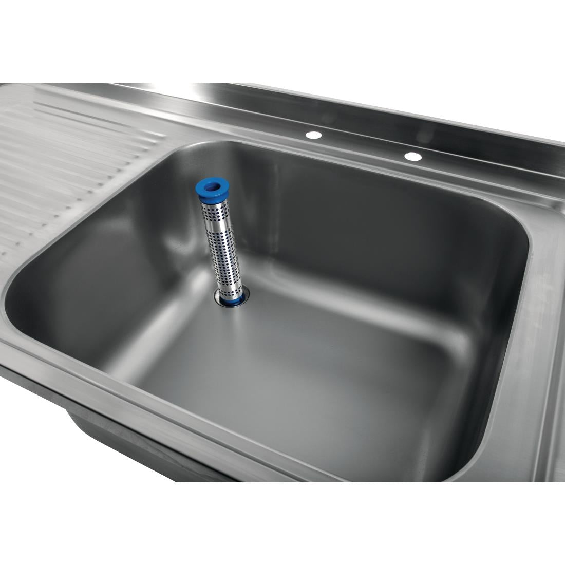Vogue Fully Assembled Stainless Steel Sink Left Hand Drainer 1200mm