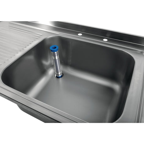 Vogue Fully Assembled Stainless Steel Sink Left Hand Drainer 1500mm