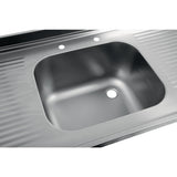 Vogue Stainless Steel Sink Double Drainer 1800mm