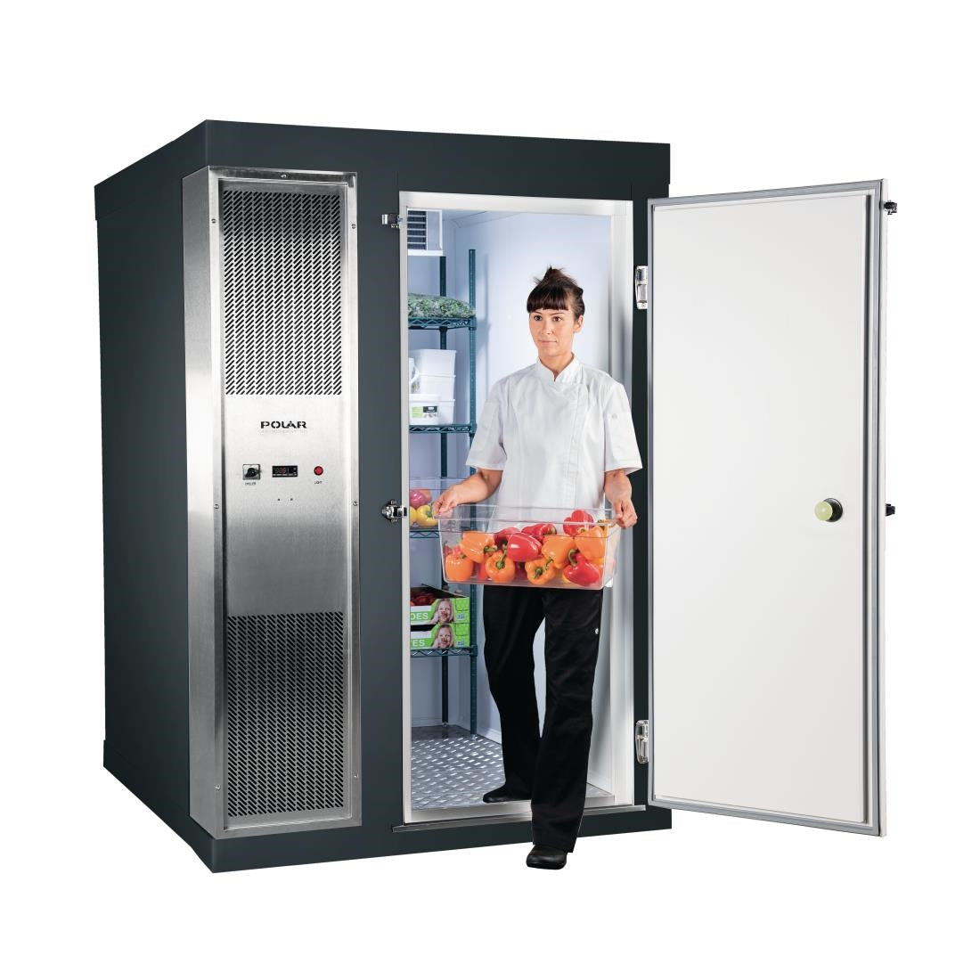 Polar U-Series 1.8 x 1.8m Integral Walk In Freezer Room Grey