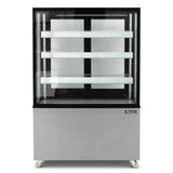 92cm Triple Tier Refrigerated Flat Glass Display Unit