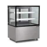 1.5m Double Tier Refrigerated Flat Glass Display Unit