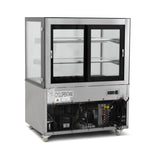 1.5m Double Tier Refrigerated Flat Glass Display Unit
