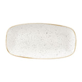 Churchill Stonecast Rectangular Plates Barley White 153 x 298mm (12 Pack)