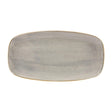 Churchill Stonecast Rectangular Plates Peppercorn Grey 153 x 298mm (12 Pack)