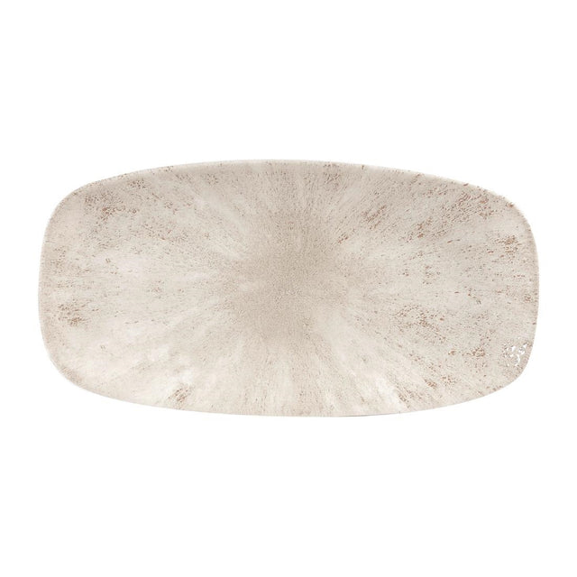 Churchill Studio Prints Stone Rectangular Plates Agate Grey 153 x 298mm (12 Pack)