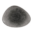 Churchill Studio Prints Raku Triangular Plates Quartz Black 260mm (12 Pack)