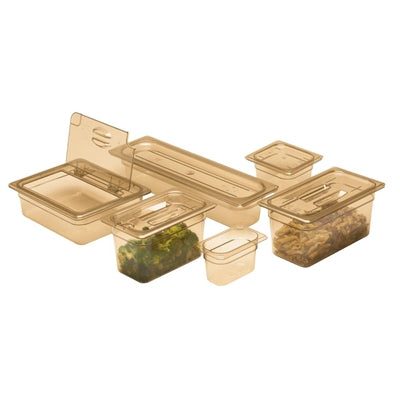Cambro High Heat 1/2 Gastronorm Food Tray Drain Shelf (6 Pack)