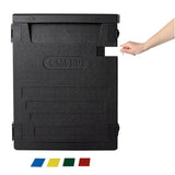 Cambro EPP Front Loading Nine-Rail Insulated Food Pan Carrier Black 126Ltr