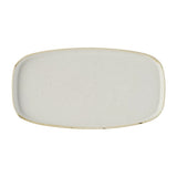 Churchill Stonecast Barley White Chefs' Walled Oblong Plates 350mm (6 Pack)