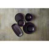 Churchill Stonecast Patina Deep Purple Chefs' Oblong Plates 355mm (6 Pack)