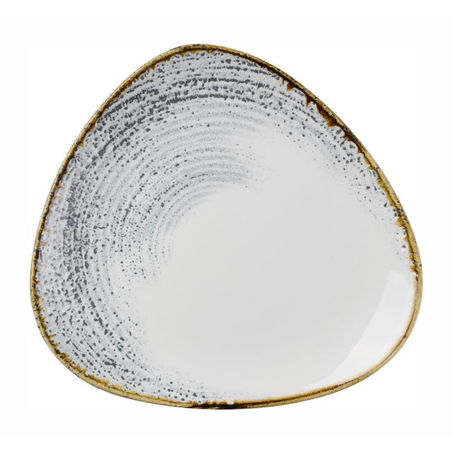 Churchill Homespun Accents Grey Triangle Plates 265mm (12 Pack)