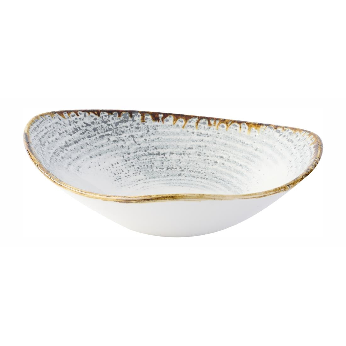 Churchill Homespun Accents Grey Triangle Bowls 235mm (12 Pack)