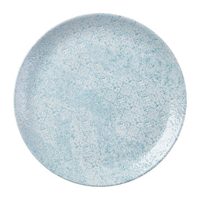 Churchill Vintage Prints Med Tiles Aquamarine Coupe Plates 288mm (12 Pack)