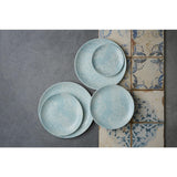 Churchill Vintage Prints Med Tiles Aquamarine Coupe Plates 288mm (12 Pack)