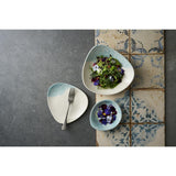 Churchill Vintage Prints Med Tiles Aquamarine Triangle Bowls 235mm (12 Pack)
