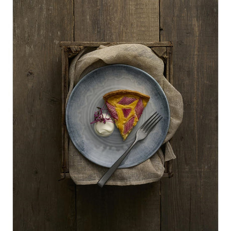 Dudson Harvest Flux Grey Organic Coupe Plates 295mm (12 Pack)