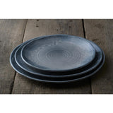 Dudson Harvest Flux Grey Organic Coupe Plates 295mm (12 Pack)