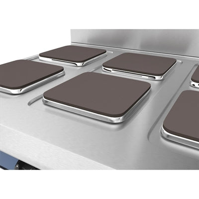 Blue Seal 6 Plate Countertop Hob 15.6kW E516S-B