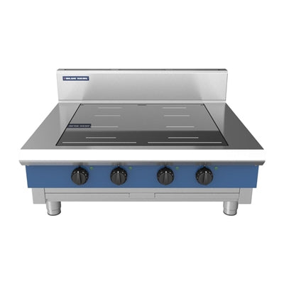 Blue Seal 4 Zone Countertop Full Area Induction Hob 20kW IN514F-B