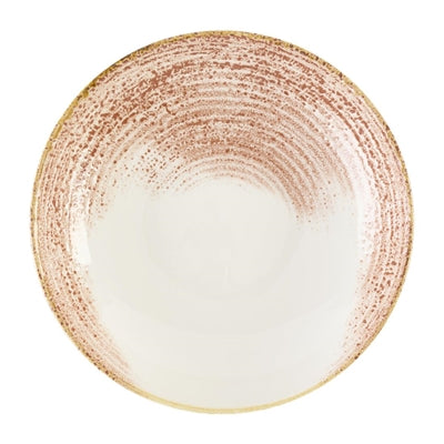 Churchill Studio Prints Homespun Accents Coral Coupe Bowls 248mm (12 Pack)
