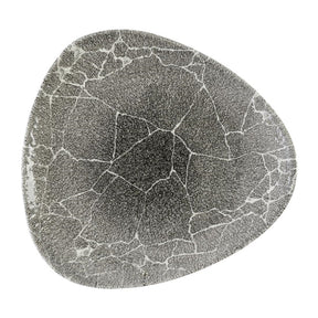 Churchill Studio Prints Kintsugi Quartz Black Triangle Plates 265mm (12 Pack)