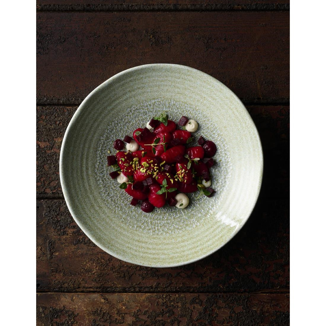 Dudson Harvest Grain Speckled Green Organic Coupe Bowl 279mm (12 Pack)