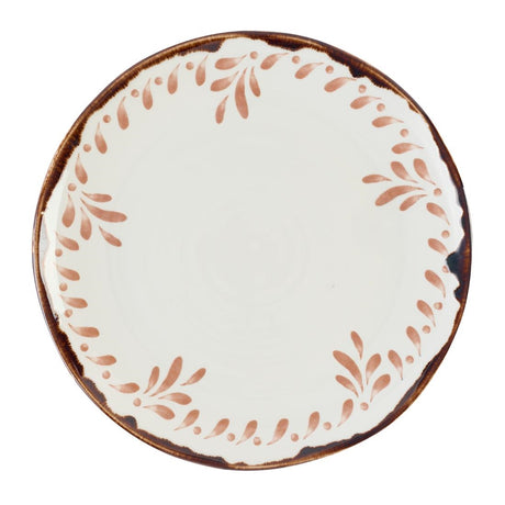 Dudson Harvest Mediterranean Terracotta Organic Coupe Plate 275mm (12 Pack)